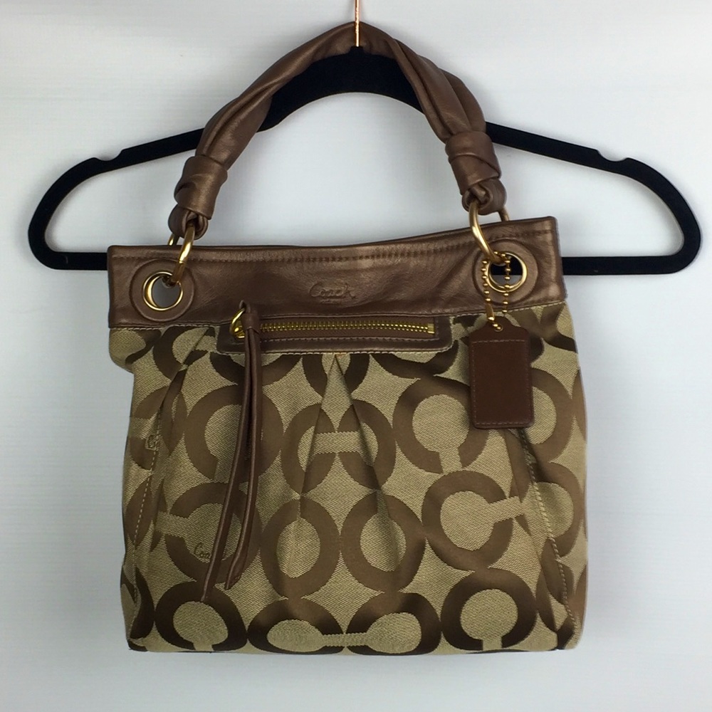 Beautiful Authentic Brown Coach Bag
